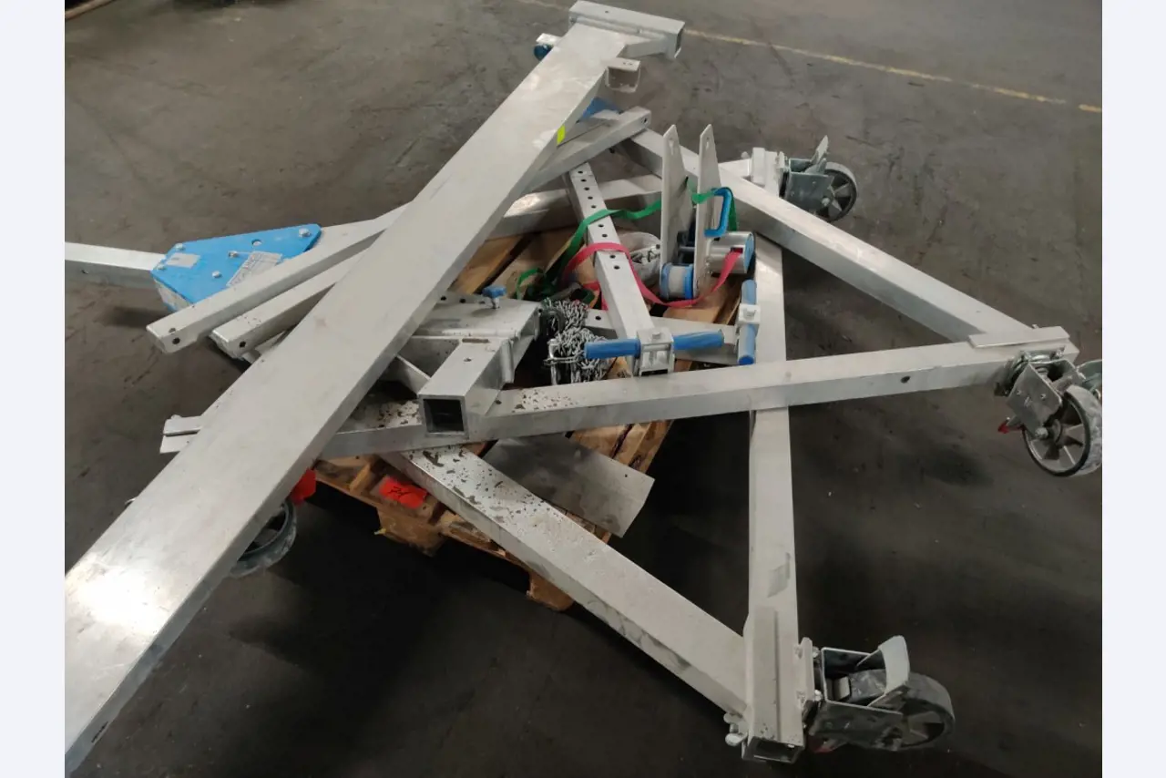 Bastidor del estator, sistema de postcombustión térmica y diversos equipos mecánicos-1