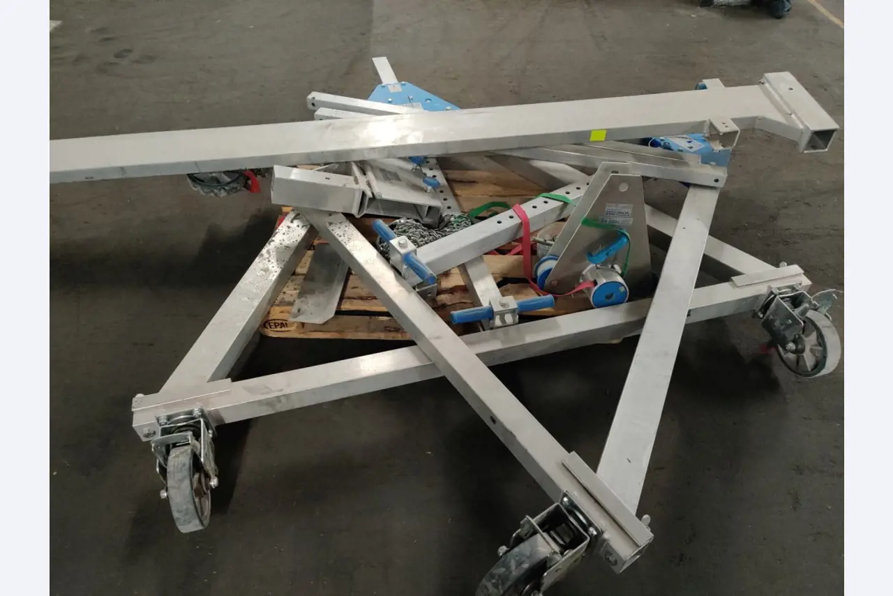 Bastidor del estator, sistema de postcombustión térmica y diversos equipos mecánicos-2