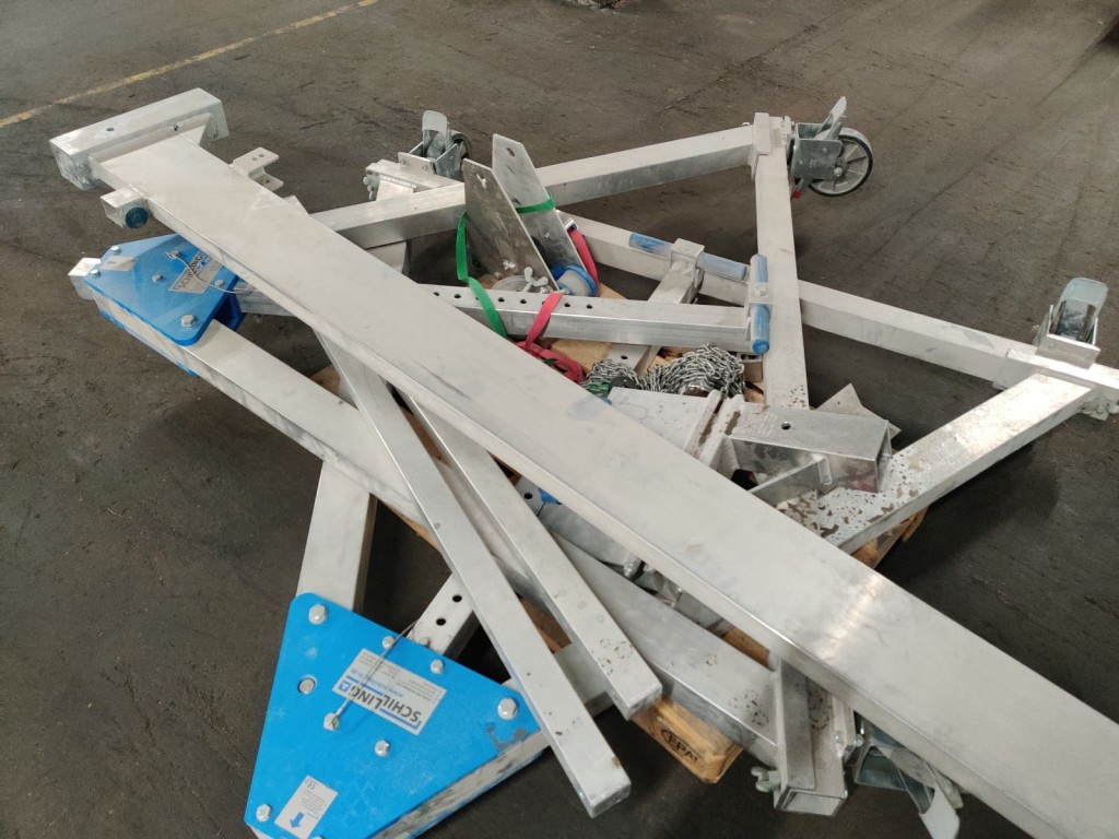 Bastidor del estator, sistema de postcombustión térmica y diversos equipos mecánicos-7