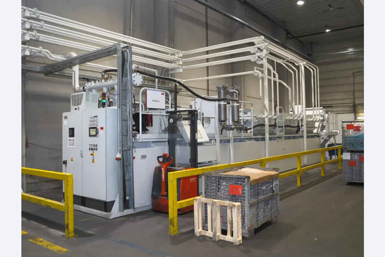 ae group - Melting store, Aluminum die casting machines 6,600 - 35,000 kN, Mechanical processing-11