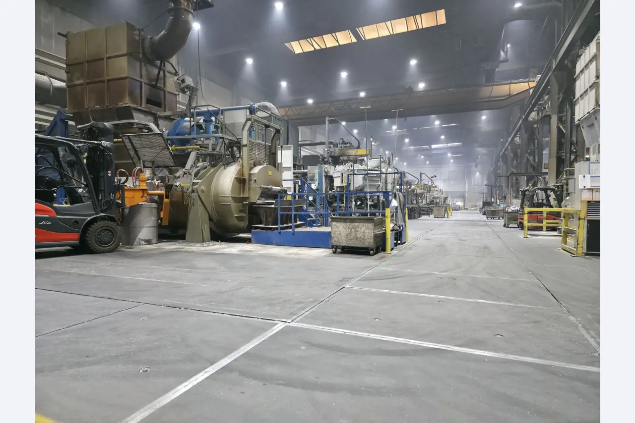 ae group - Melting store, Aluminum die casting machines 6,600 - 35,000 kN, Mechanical processing-16