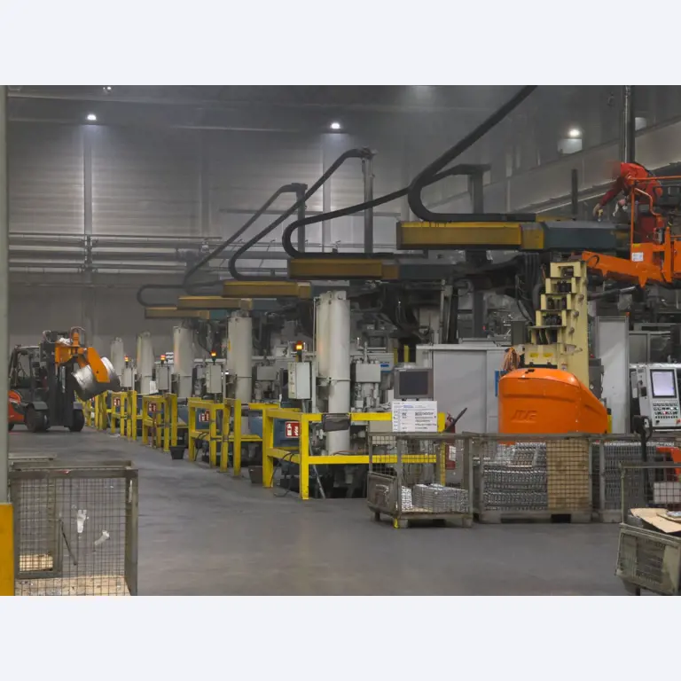 ae group - Melting store, Aluminum die casting machines 6,600 - 35,000 kN, Mechanical processing-1