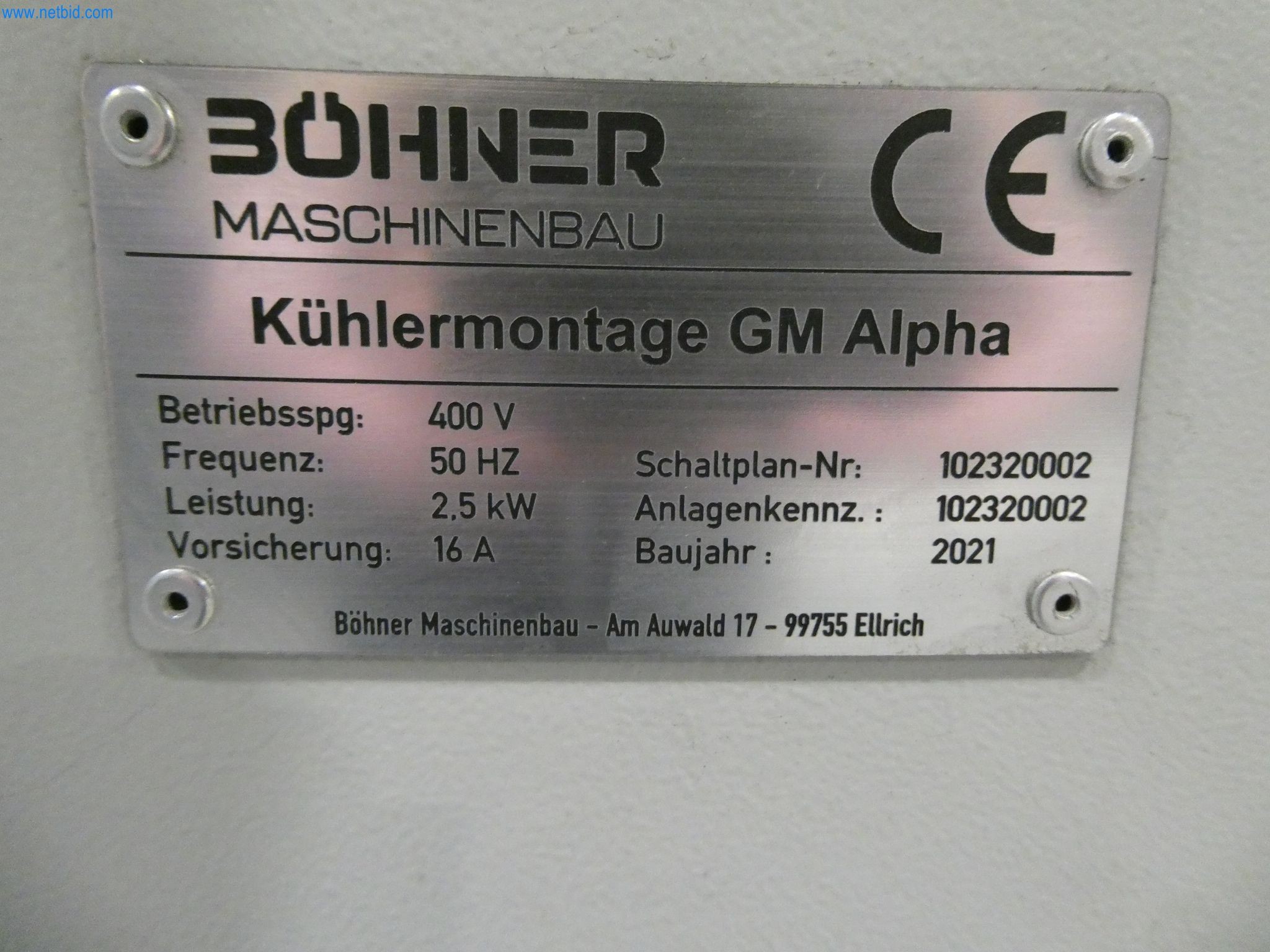 ae group – Plant and machinery for the manufacture of light-metal die-cast components (powertrain and structural parts) – AUCTION-5