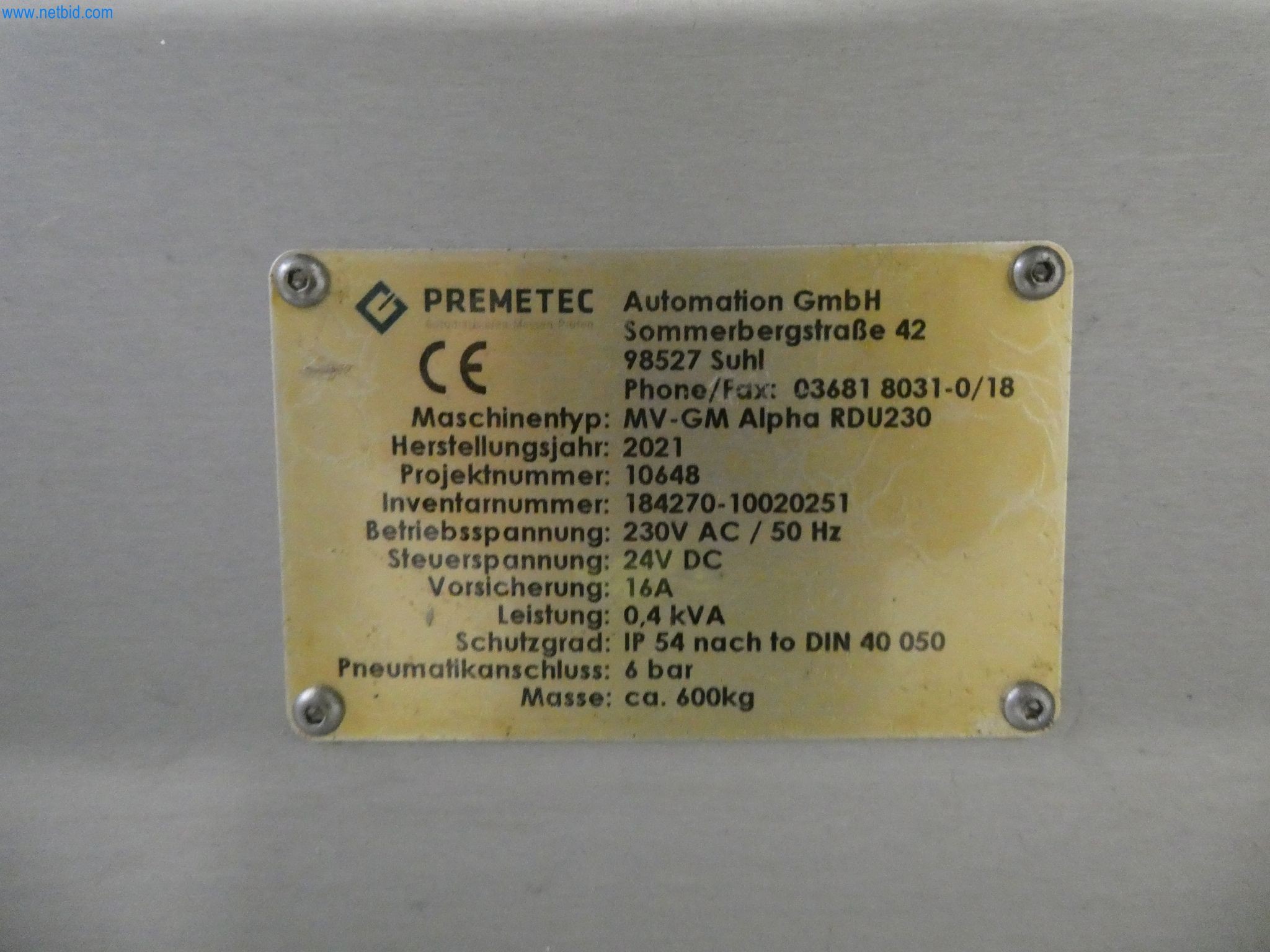 ae group – Plant and machinery for the manufacture of light-metal die-cast components (powertrain and structural parts) – AUCTION-5