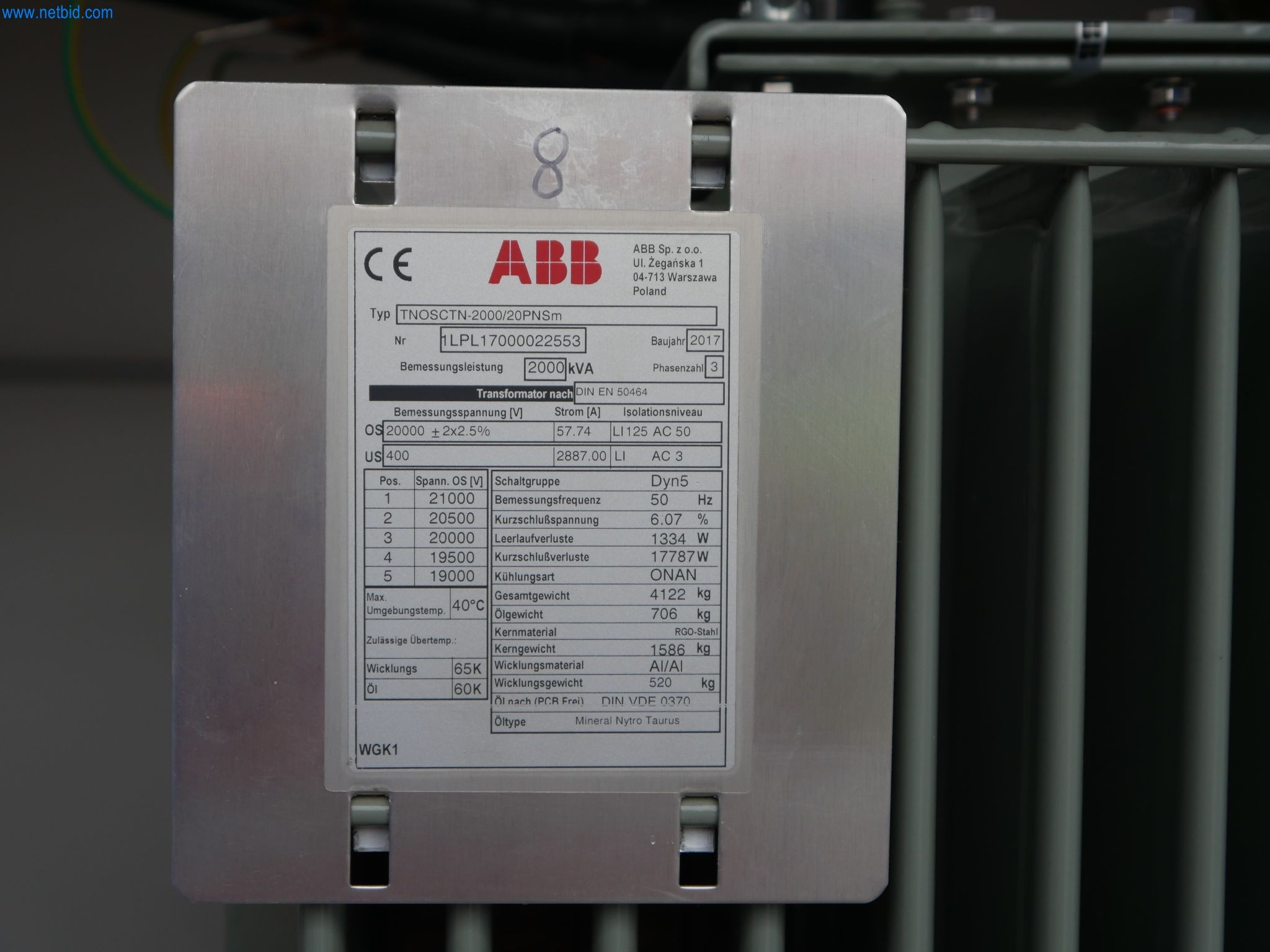 ae group – Plant and machinery for the manufacture of light-metal die-cast components (powertrain and structural parts) – AUCTION-2