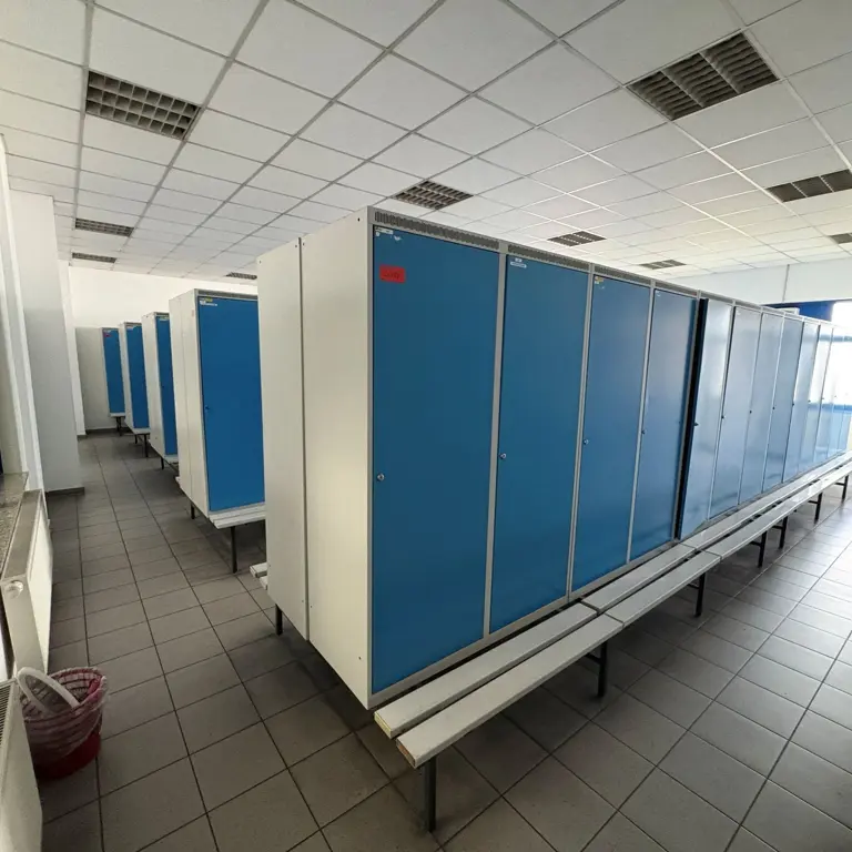 Lockers in the Changing Room