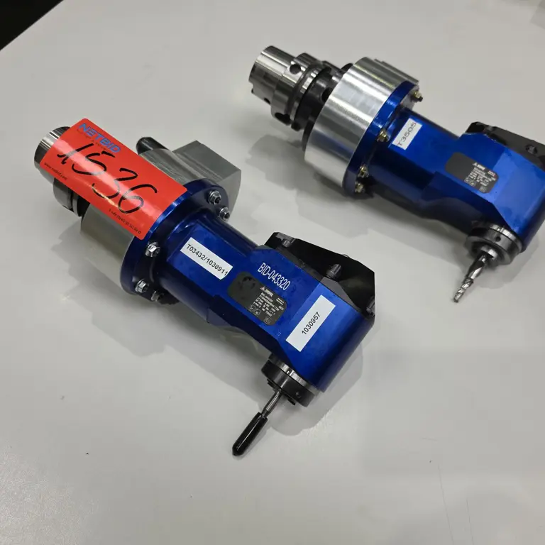 2 Powered HSK-A63 Tools/90° Angle Attachments Benz