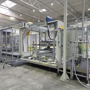Automation system (workpiece transport on the left side for dual machining/dual loading)