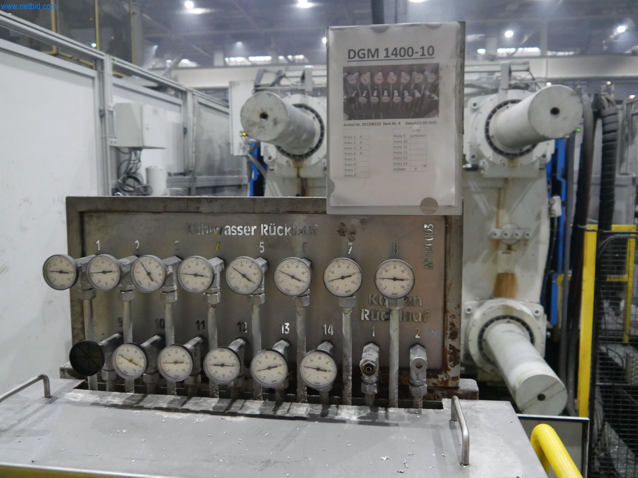 ae group - Melting store, Aluminum die casting machines 6,600 - 35,000 kN, Mechanical processing - PRIVATE TREATY SALE-18