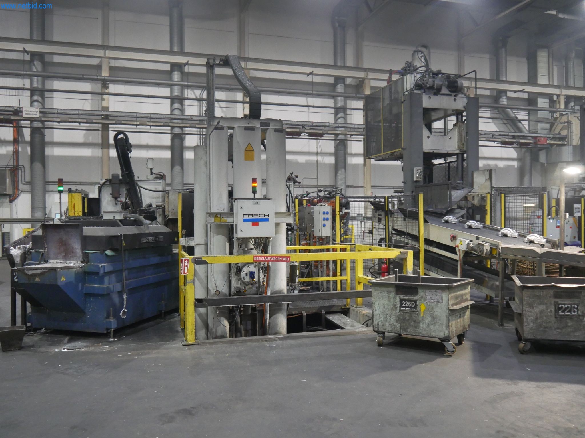 ae group - Melting store, Aluminum die casting machines 6,600 - 35,000 kN, Mechanical processing - PRIVATE TREATY SALE-1