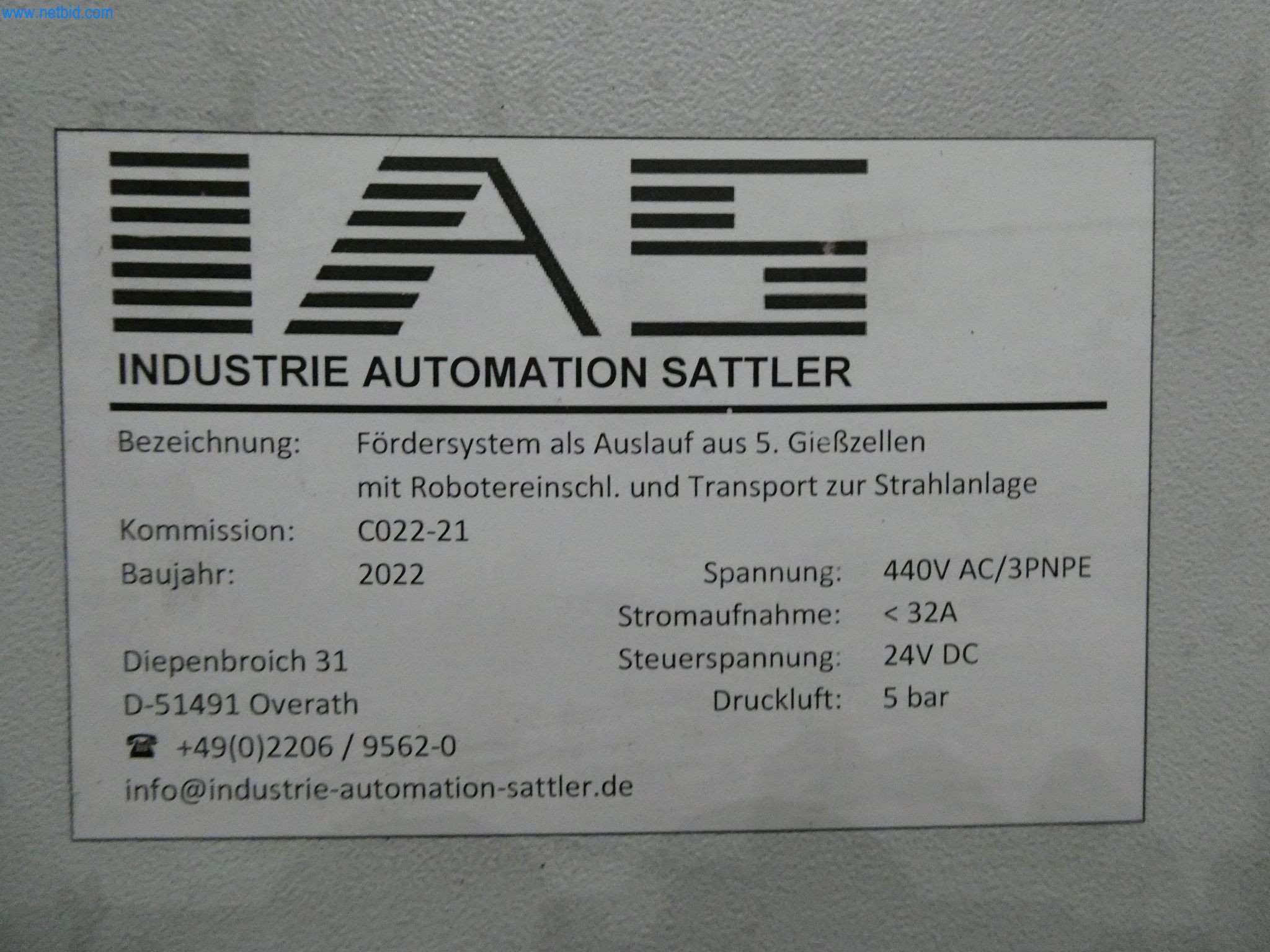 ae group - Melting store, Aluminum die casting machines 6,600 - 35,000 kN, Mechanical processing - PRIVATE TREATY SALE-3