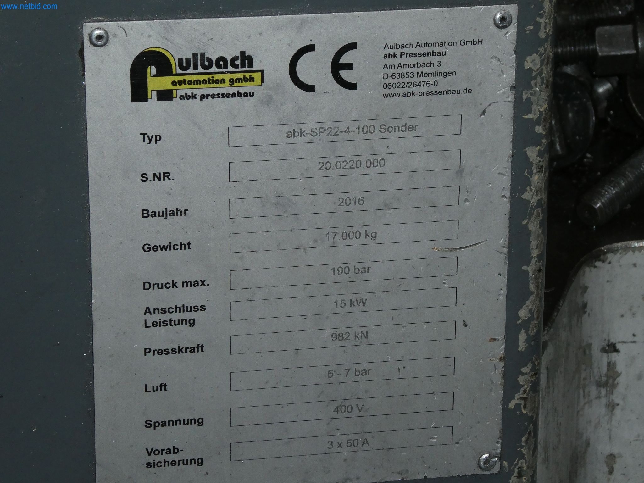 ae group - Melting store, Aluminum die casting machines 6,600 - 35,000 kN, Mechanical processing - PRIVATE TREATY SALE-8