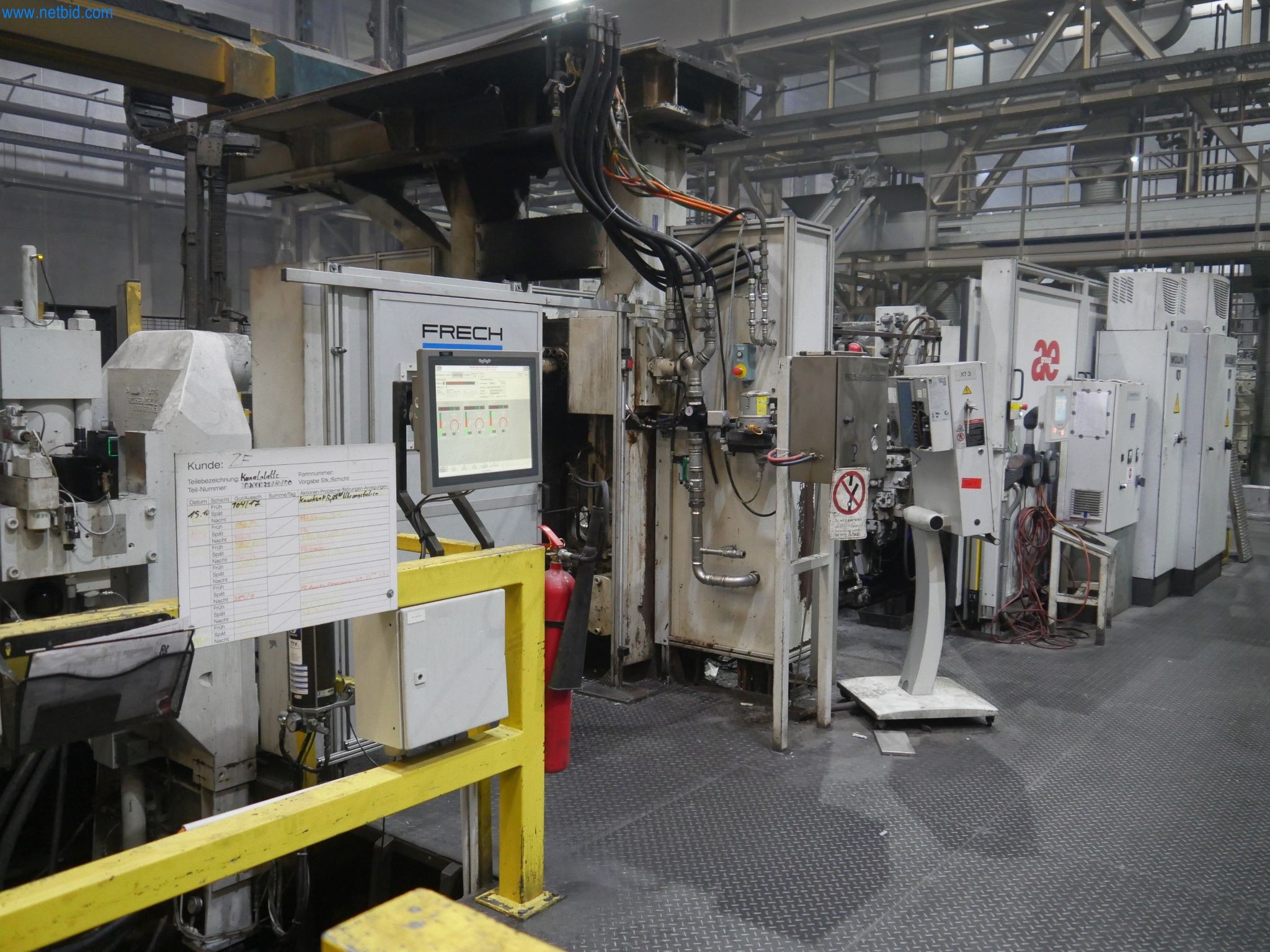 ae group - Melting store, Aluminum die casting machines 6,600 - 35,000 kN, Mechanical processing - PRIVATE TREATY SALE-18