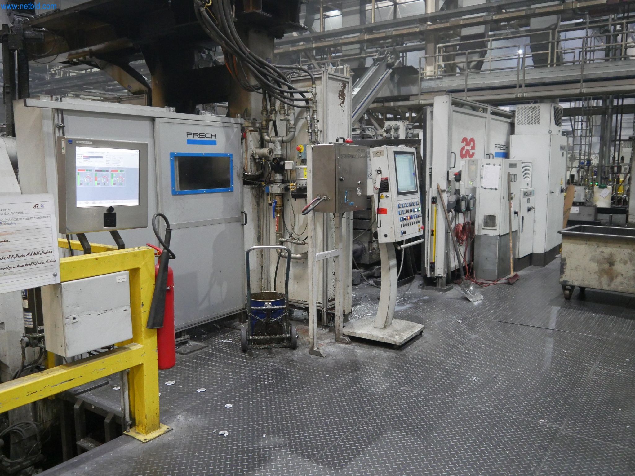 ae group - Melting store, Aluminum die casting machines 6,600 - 35,000 kN, Mechanical processing - PRIVATE TREATY SALE-24