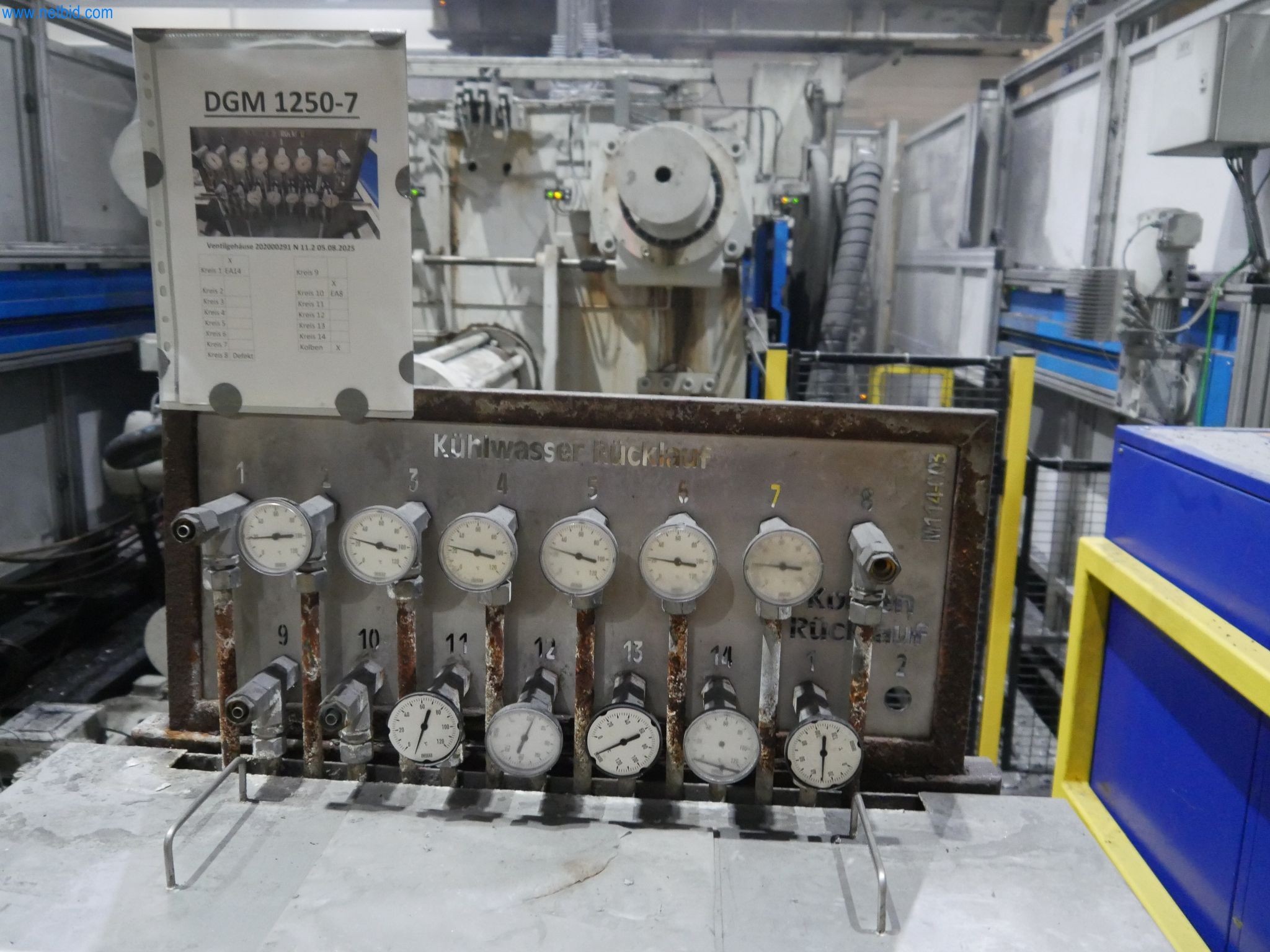 ae group - Melting store, Aluminum die casting machines 6,600 - 35,000 kN, Mechanical processing - PRIVATE TREATY SALE-10