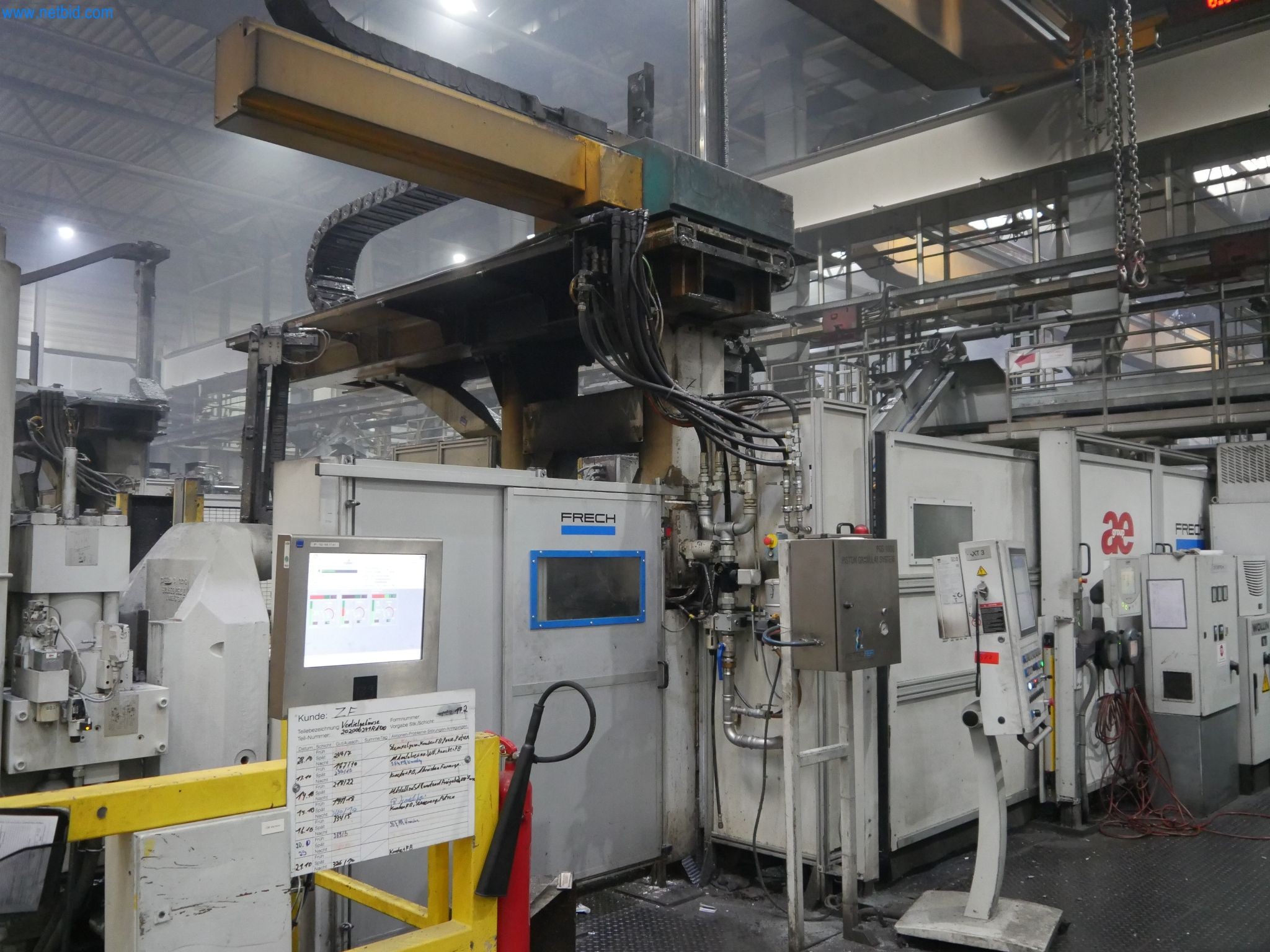 ae group - Melting store, Aluminum die casting machines 6,600 - 35,000 kN, Mechanical processing - PRIVATE TREATY SALE-15