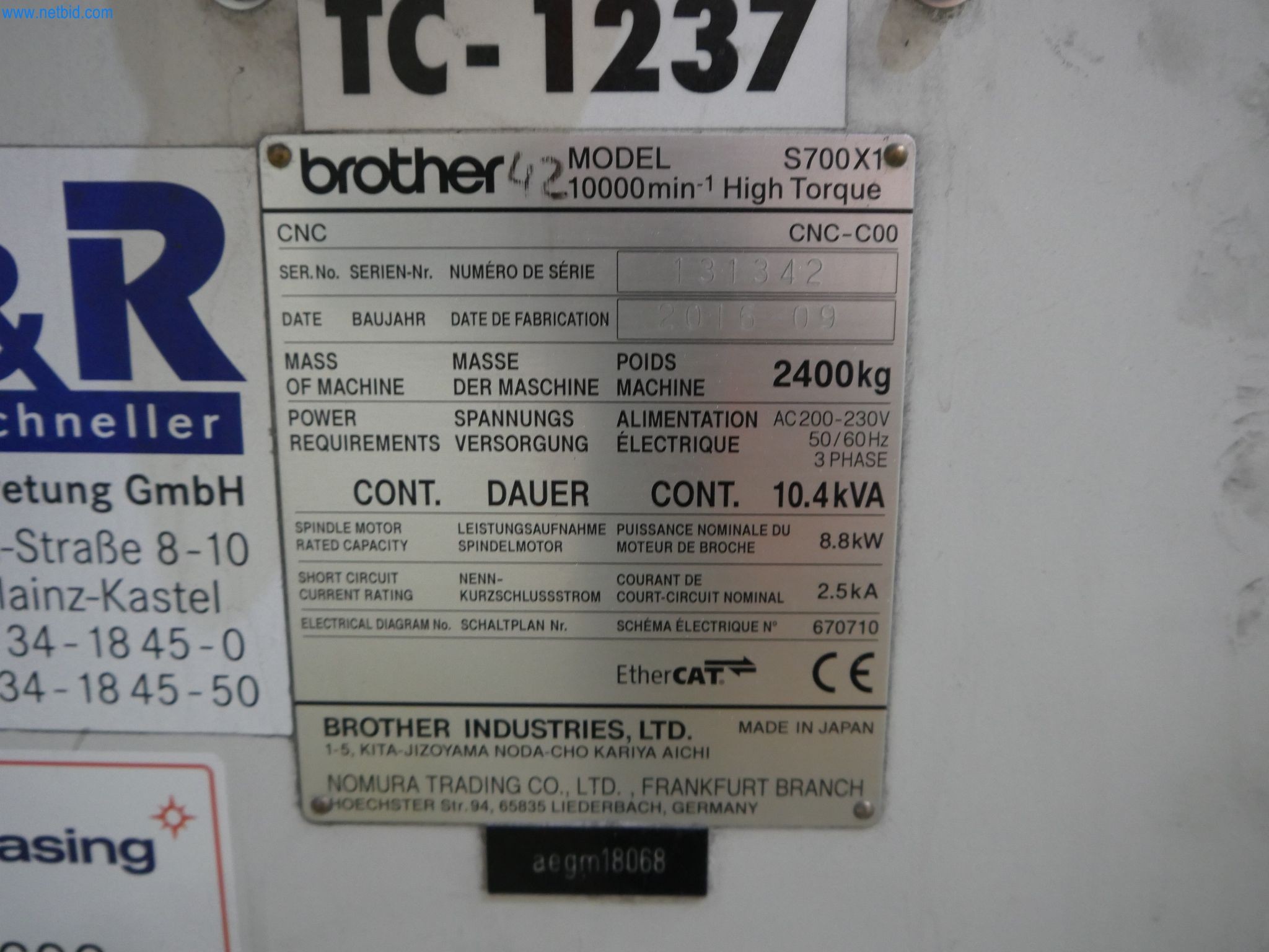 ae group - Melting store, Aluminum die casting machines 6,600 - 35,000 kN, Mechanical processing - PRIVATE TREATY SALE-3