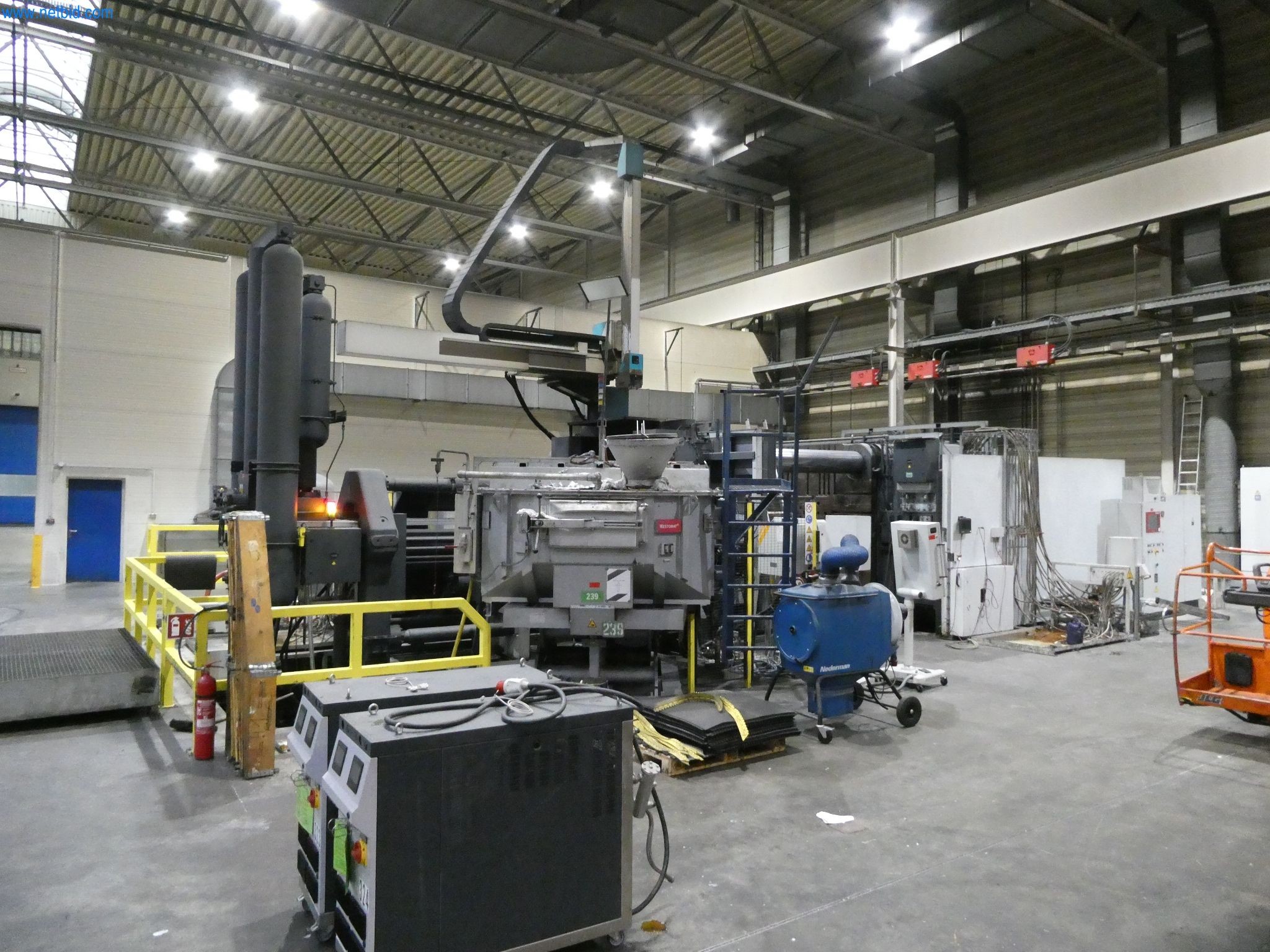 ae group - Melting store, Aluminum die casting machines 6,600 - 35,000 kN, Mechanical processing - PRIVATE TREATY SALE-2