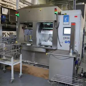 Deburring Station Extrude Hone EC Line 1 S elektrochem. Bearbeitungsmaschine EC Line 2A-500-60-P-S