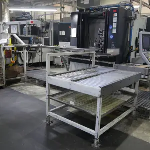 Work platform in front of Heckert machines