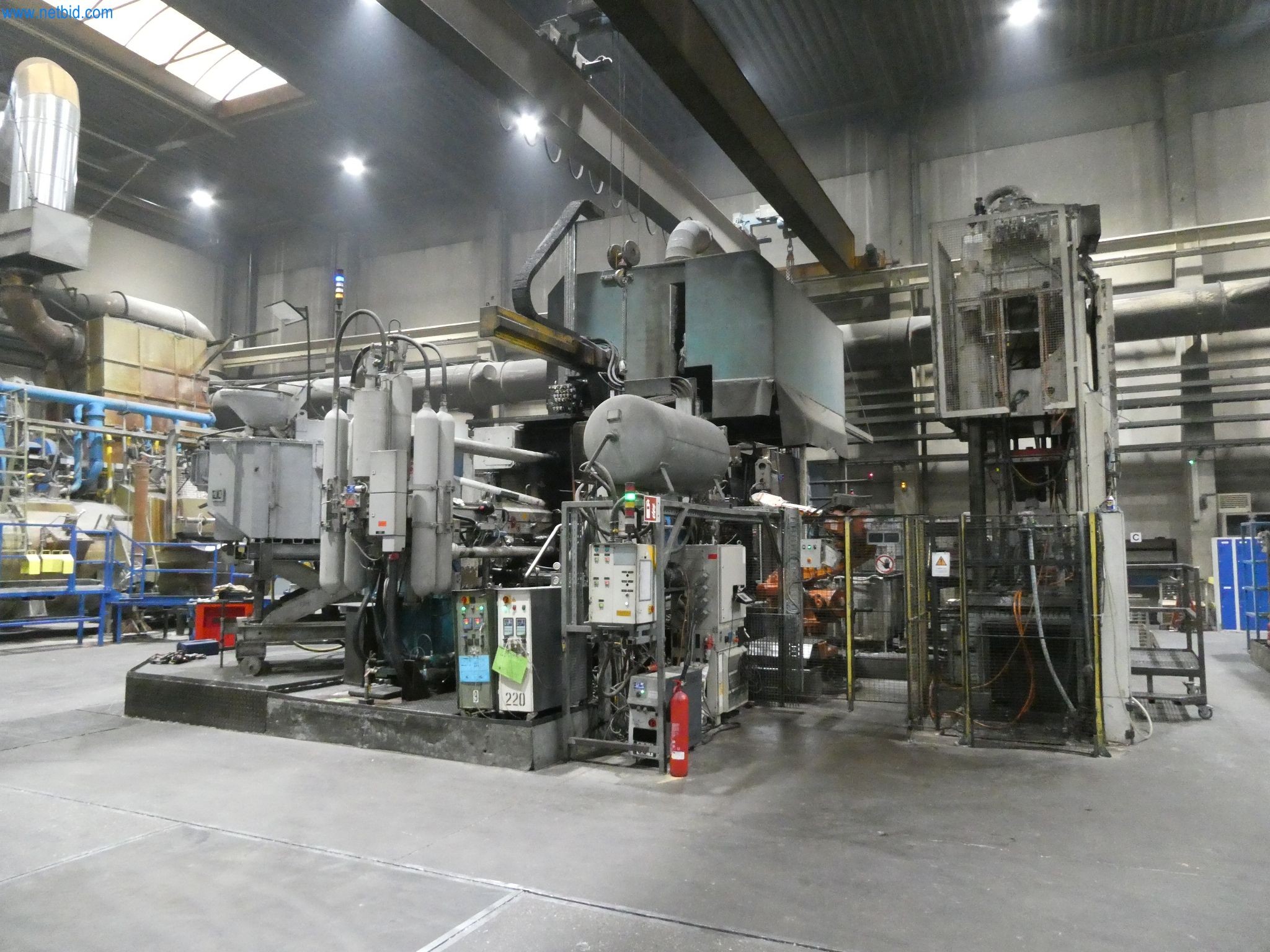 ae group - Melting store, Aluminum die casting machines 6,600 - 35,000 kN, Mechanical processing - PRIVATE TREATY SALE-1