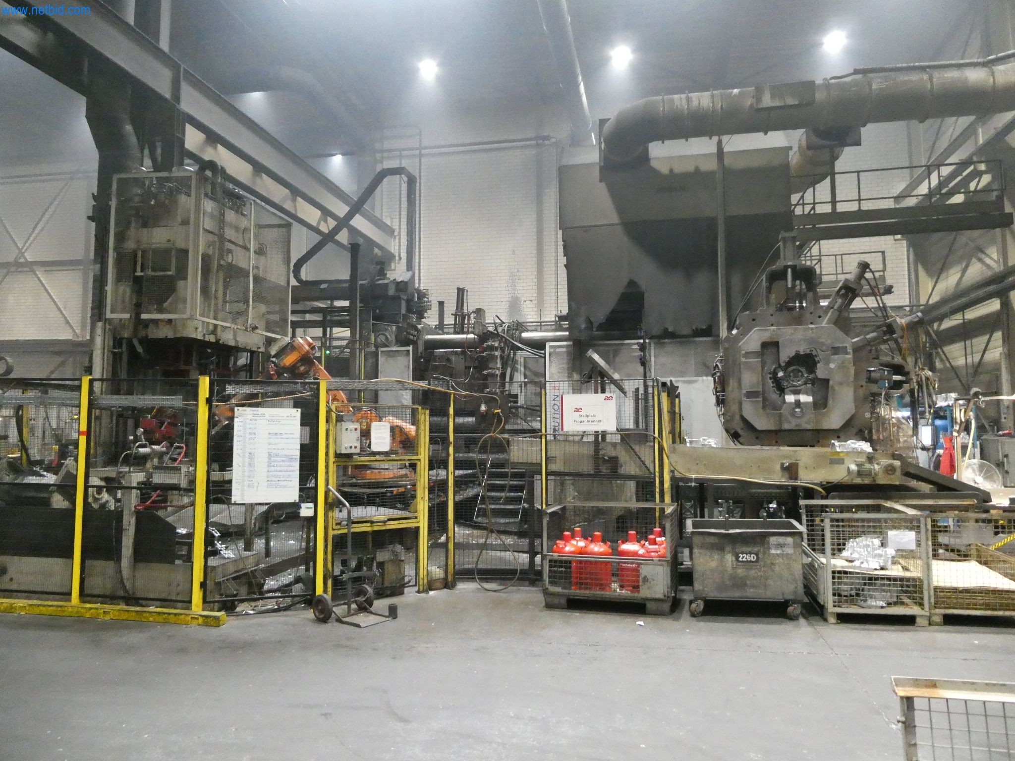 ae group - Melting store, Aluminum die casting machines 6,600 - 35,000 kN, Mechanical processing - PRIVATE TREATY SALE-1
