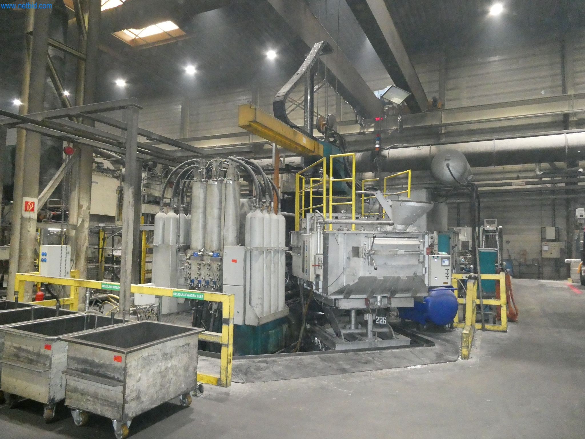 ae group - Melting store, Aluminum die casting machines 6,600 - 35,000 kN, Mechanical processing - PRIVATE TREATY SALE-1