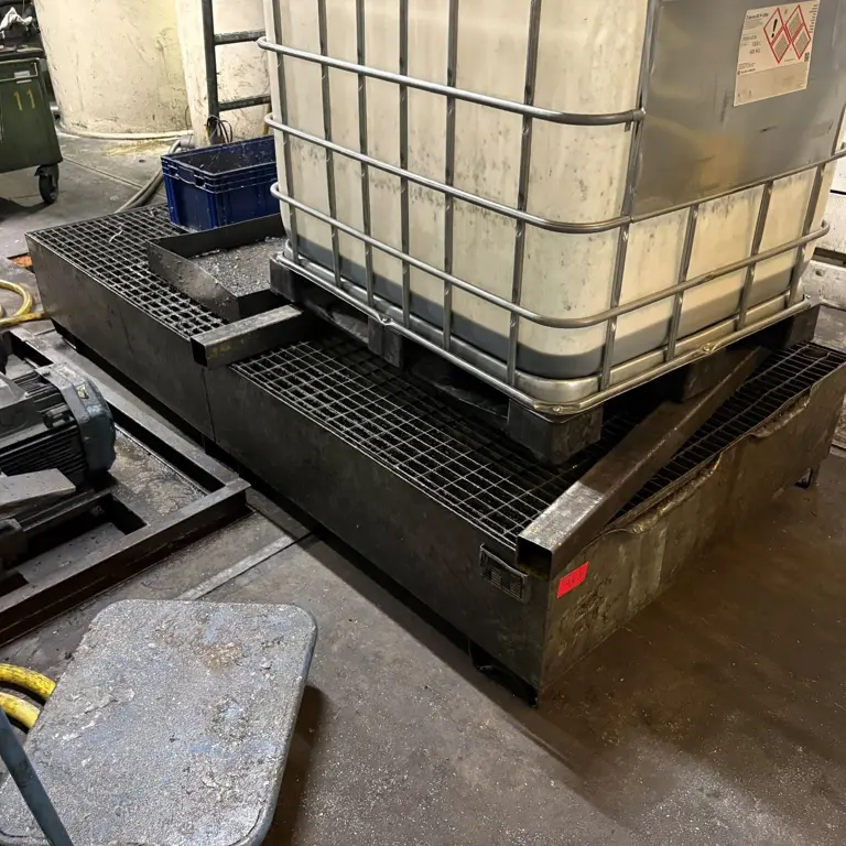 Hazardous Materials Containment Trough