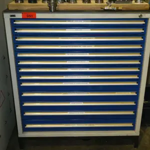 Telescopic drawer cabinet Hahn + Kolb