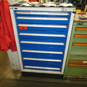 Telescopic drawer cabinet Hahn + Kolb