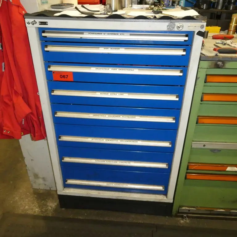 Telescopic drawer cabinet Hahn + Kolb