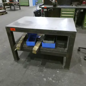 4 Steel storage tables