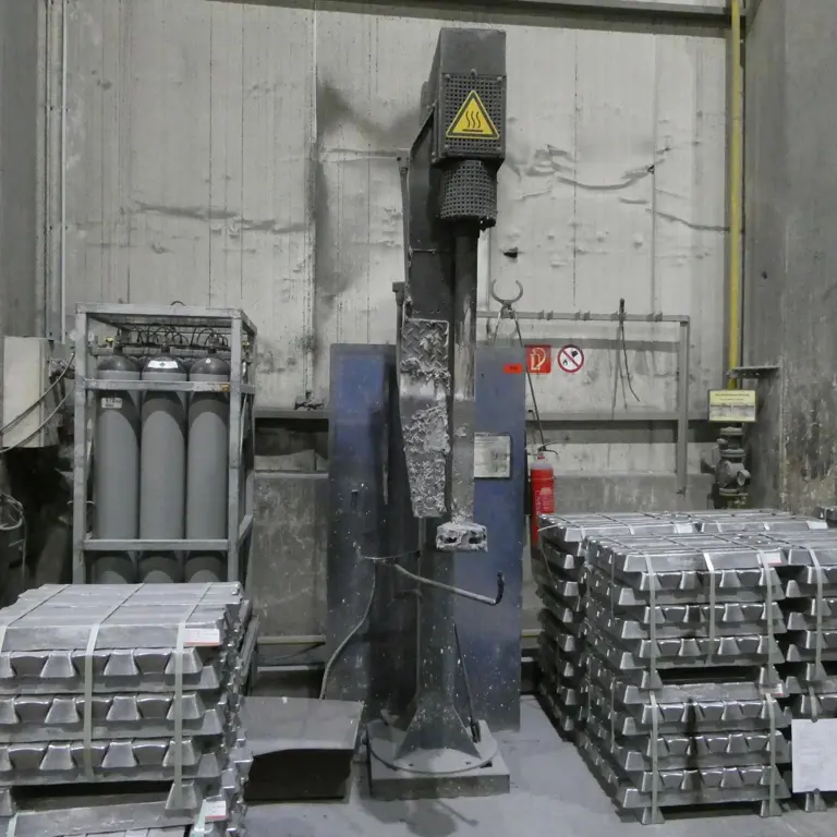 Stationary impeller system Foseco