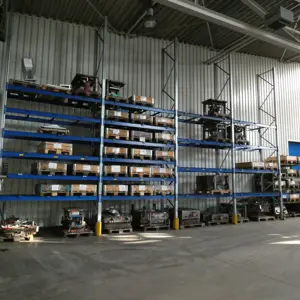 ca. 100 lfm. Pallet storage rack SSI Schäfer PR600