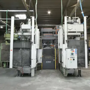 Production line for surface treatment