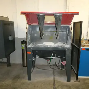 Solid blasting system DEMA Sandstrahlkabine 900 L SK500EB