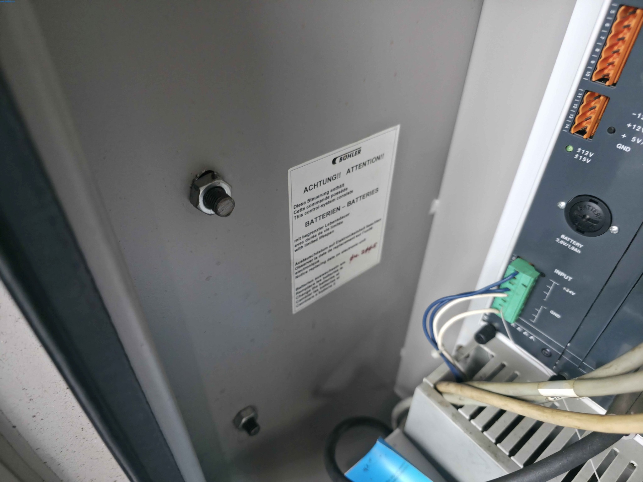 Control Cabinet / Control Panel BÜHLER – foto 10 – kavel bij NetBid, Nentershausen
