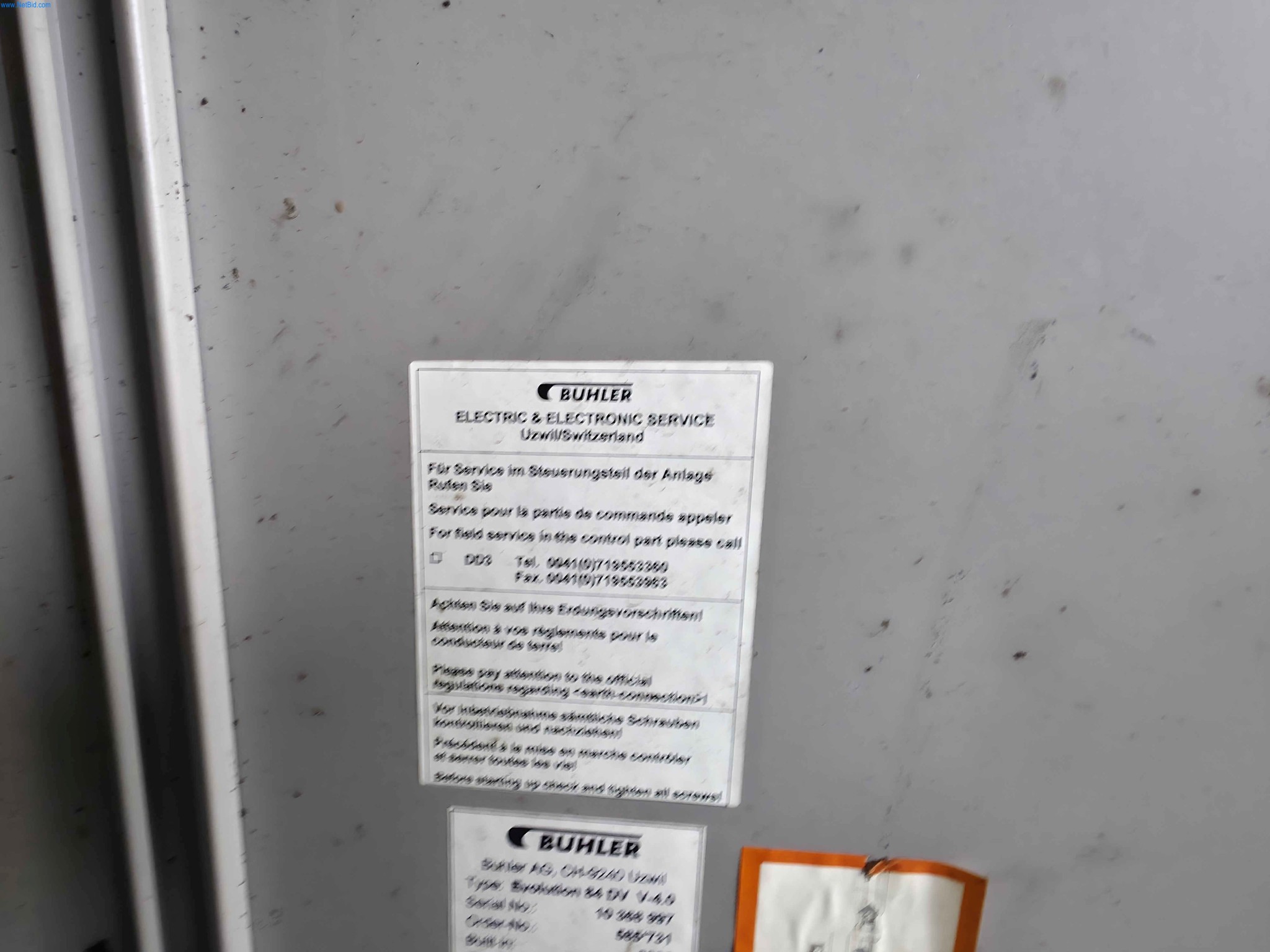 Control Cabinet / Control Panel BÜHLER – foto 12 – kavel bij NetBid, Nentershausen
