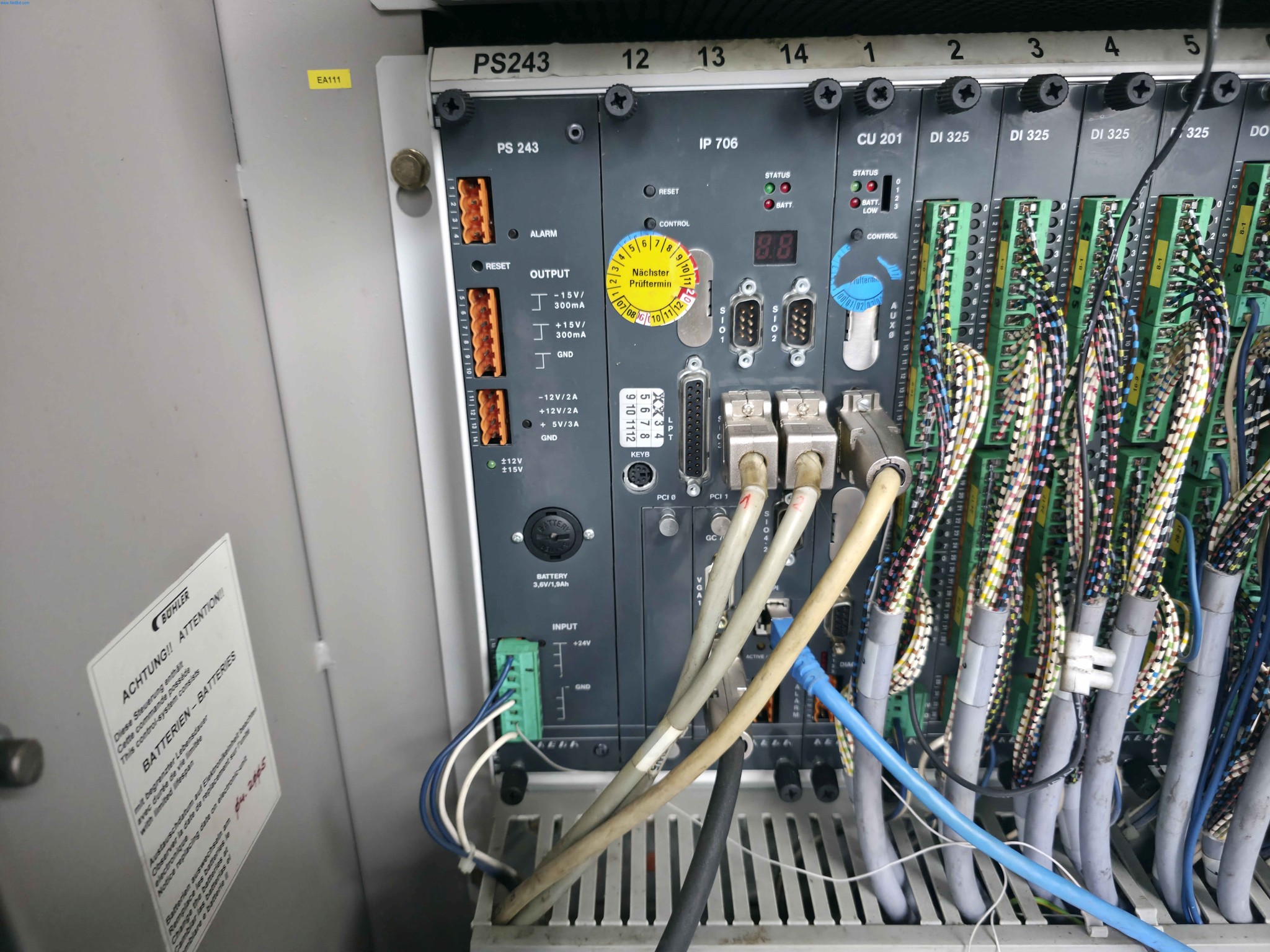 Control Cabinet / Control Panel BÜHLER – foto 14 – kavel bij NetBid, Nentershausen