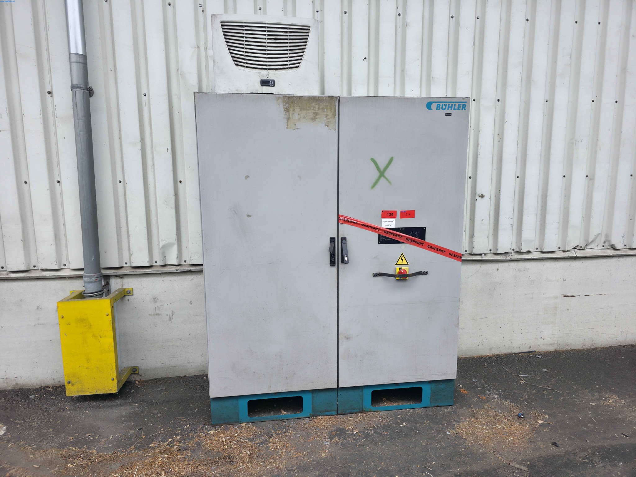 Control Cabinet / Control Panel BÜHLER / AEDN DGA H 1200-III – kavel bij NetBid, Nentershausen