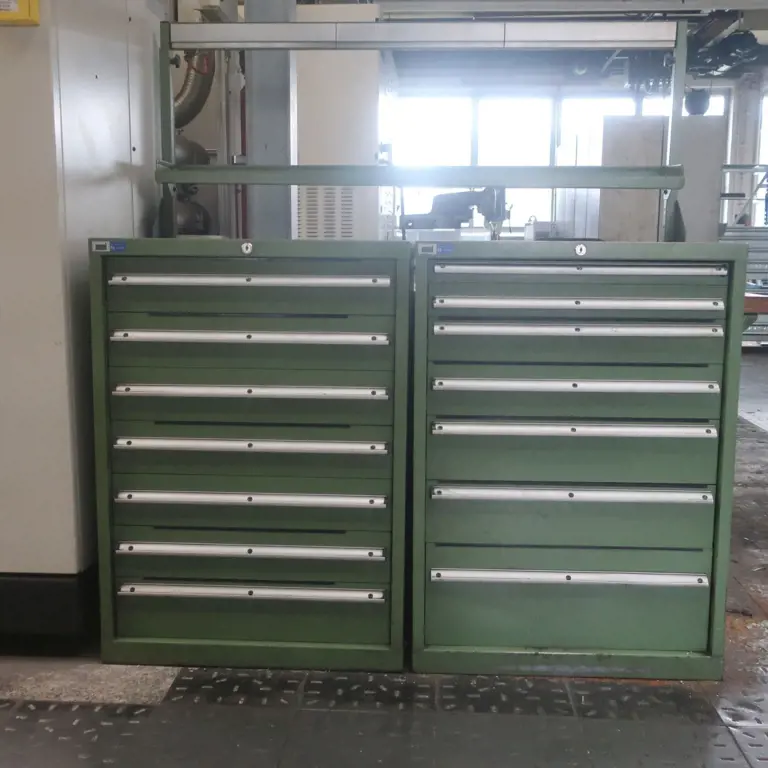 2 Telescopic drawer cabinets Huni