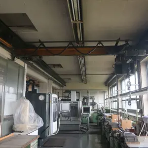 2 1-girder rail-mounted cranes (surcharge subject to change) Demag