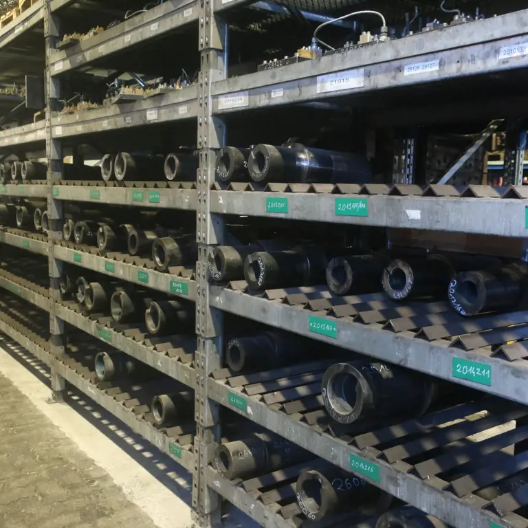 1 Bestand Pouring pistons, piston rods, filling chambers and chamber inserts