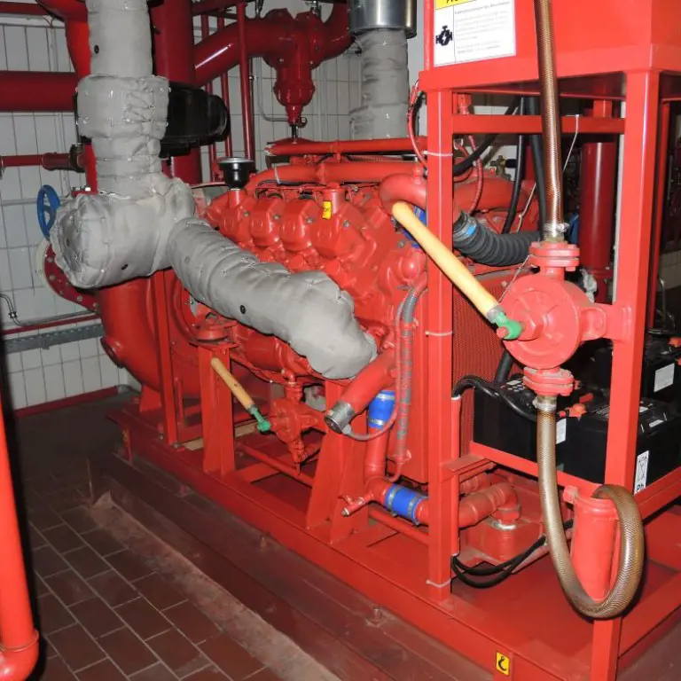 Diesel sprinkler system pump