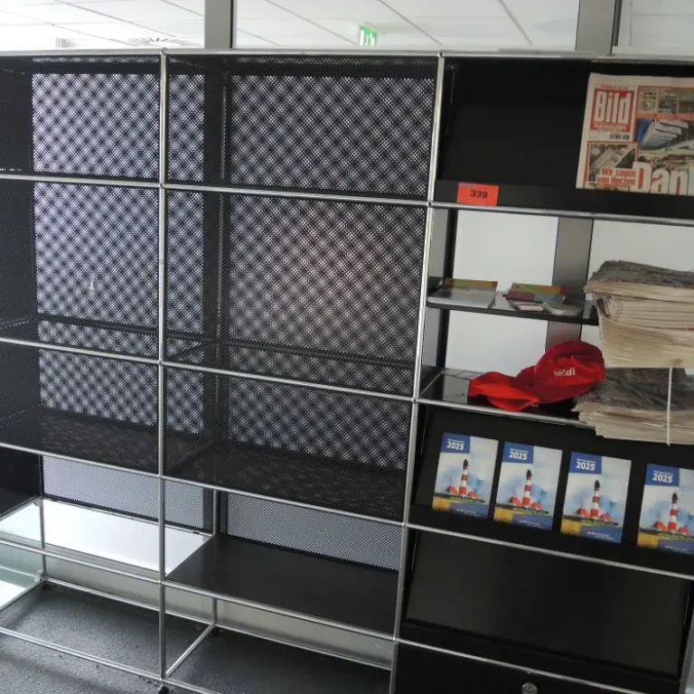 Brochure display shelf USM Haller