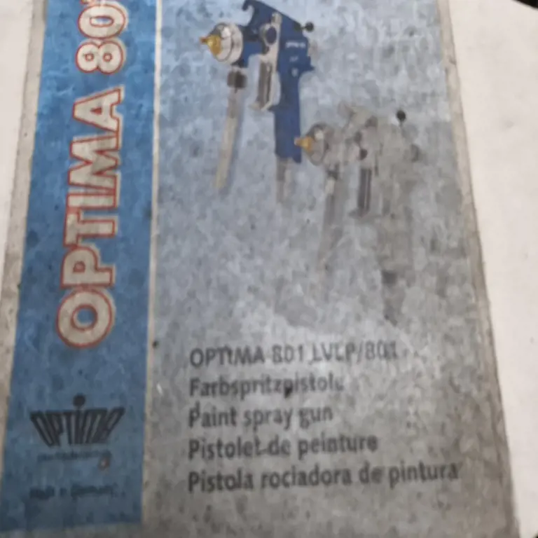 Razpršilna pištola za barvo OPTIMA 801LVLP/ 801