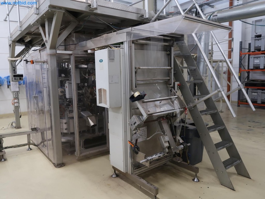 Sistemas de pesagem, enchimento e embalagem, máquinas, equipamento operacional e de escritório em bom estado de conservação-2