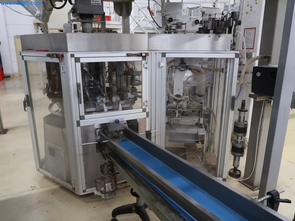 Sistemas de pesagem, enchimento e embalagem, máquinas, equipamento operacional e de escritório em bom estado de conservação-7