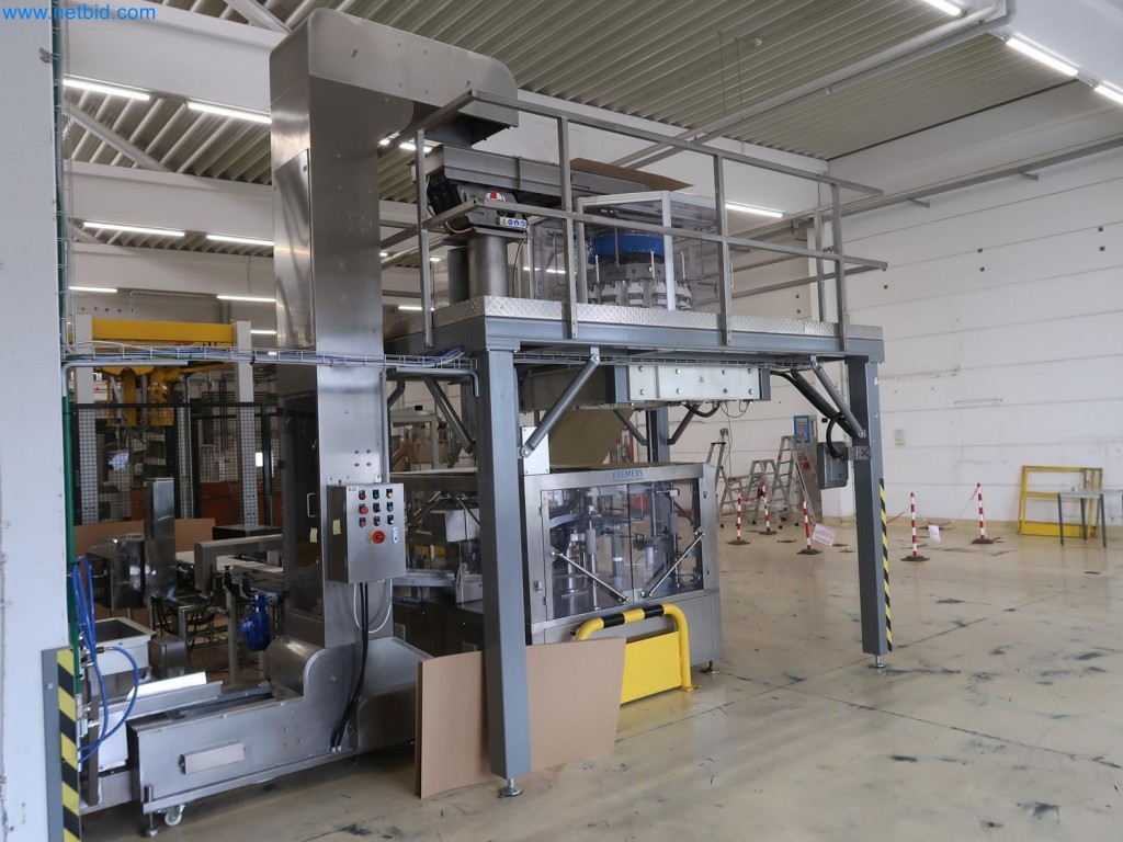 Sistemas de pesagem, enchimento e embalagem, máquinas, equipamento operacional e de escritório em bom estado de conservação-3