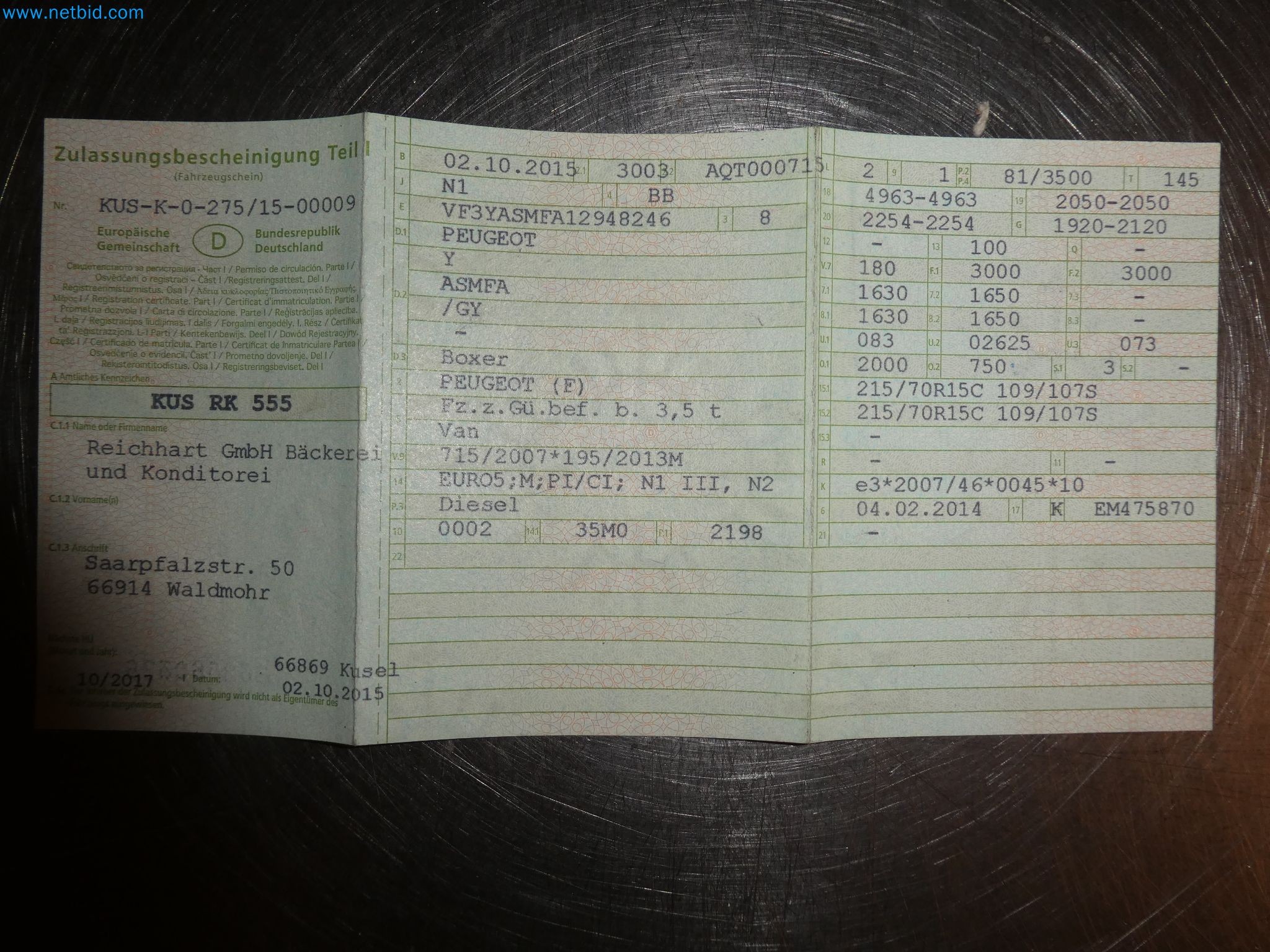 Operating and office equipment of a bakery-24